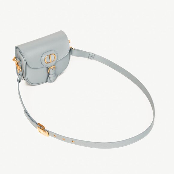 Christian Dior Bobby Blue Calfskin Leather Crossbody Bag - Picture 6 of 15